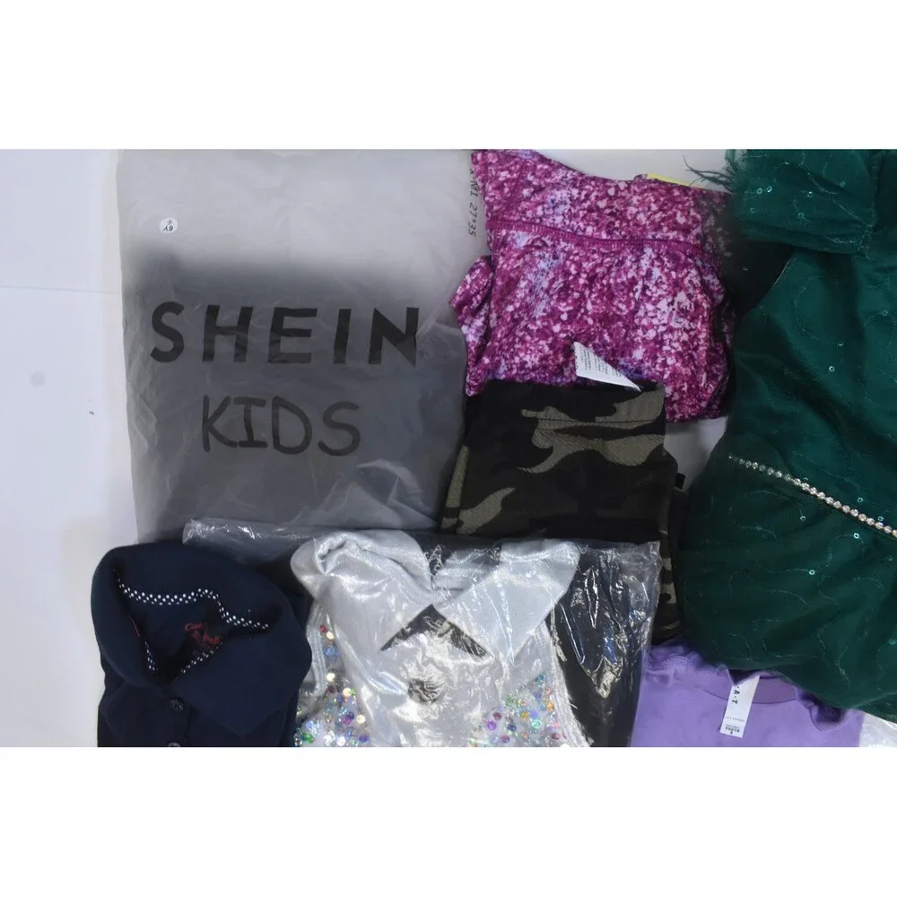 Wholesale Bulk Lot Of 14 Girls Size Small 6/7 Mixed Season Tops Bottoms Dresses